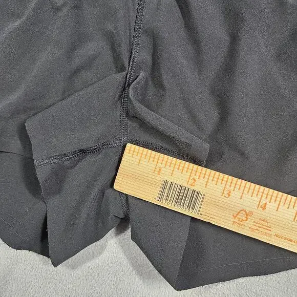 Lululemon Speed Up Shorts Womens 4 Black Athleisure Gym Performance Stretch - Picture 12 of 14